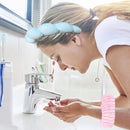 Axooms Soft Terry-Cloth Spa Headband for Face Washing, Makeup, and Skincare, Non-Slip Puffy Hair Band