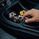 Axooms Car Ashtray with Lid, Stainless Steel Smokeless Portable Detachable Windproof Ashtray, Fits Car Cup Holders (Black)