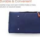 Axooms Mom's Hospital Bag, Labor and Delivery Bag, Diaper Bag, 3-Piece Set, 15.7 x 8 x 10.6 Inches, Navy Blue Nylon