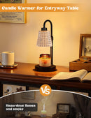 Candle Warmer Lamp with Timer Home Decor Birthday Gifts for Women | Dimmable Candle Warmer for Jar Candles, Height Adjustable Wax Melts Warmer,Room Decor House Warming Gifts New
