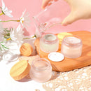Axooms Frosted Glass Cosmetic Jars with Leak-Proof Lids, 30 ml, Multiple Pack Options