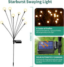 Axooms Solar Outdoor Lights Waterproof - 8 Packs 64 LED Solar Garden Lights, Patio Decor, Yard Decor, Unique Gifts for Women, Grandma Gifts