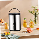 Hot Water Dispenser 8L Insulated Hot Water Urn with Faucet & Handle Stainless Steel Tea Dispenser for Coffee Tea Cold Milk Juice