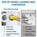Axooms Shoe Washing Bag with Invisible Side Zipper for Washer and Dryer, Shoe Laundry Bags for Sneakers, Reusable Shoe Cleaning Bag for All Shoe Sizes (1-Pack)