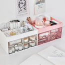 Axooms Desktop Makeup & Stationery Organizer with Drawer - White