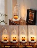 Candle Warmer Lamp with Timer Home Decor Birthday Gifts for Women | Dimmable Candle Warmer for Jar Candles, Height Adjustable Wax Melts Warmer,Room Decor House Warming Gifts New