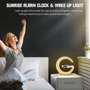 Axooms Go Lamp with Wireless Charger, Smart LED Table Lamp, Rechargeable Bedside Lamp with Charging Function, Ambient Light, App Control