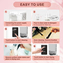 Axooms 3-in-1 Electric Makeup Brush Cleaner with Dryer and Holder, Portable Automatic USB Cleaner for All Brush Sizes, Contour, Eyeshadow and Blush Brushes