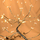Axooms Artificial Bonsai Tree Lights 21" - 108 LED Firefly Fairy Tree Light, Battery/USB Powered, Touch Control, Warm White for Bedroom, Desktop, Christmas & Indoor Decor