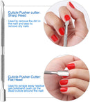 Axooms Professional Stainless-Steel Cuticle Nipper, Surgical-Grade Half-Jaw Nail and Dead Skin Trimmer with Double Spring