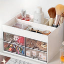 Axooms Desktop Makeup & Stationery Organizer with Drawer - White