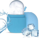 Axooms Reusable Silicone Face and Eye Ice Roller for Facial Massage and Skincare, Pore Tightening, Anti-Wrinkle, Puffiness Reduction and Improved Skin Elasticity (Blue)