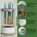 Axooms Plug-In Electric Makeup Brush Cleaner, Automatic Rotating Cosmetic Brush Cleaning Machine for All Brush Sizes
