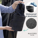Axooms Car Trash Can, Portable Foldable Waterproof Garbage Bag, 2-Gallon 1-Pack