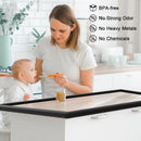 Axooms Baby Corner Protectors, 2.3 m Foam Edge Guard with 4 Corner Protectors, Pre-Applied Adhesive for Furniture and Tables