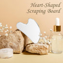 Axooms Stainless Steel Heart-Shaped Gua Sha Tool for Face, Body, Eyes & Neck Massage