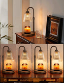 Candle Warmer Lamp with Timer Home Decor Birthday Gifts for Women | Dimmable Candle Warmer for Jar Candles, Height Adjustable Wax Melts Warmer,Room Decor House Warming Gifts New