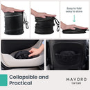 Axooms Car Trash Can, Portable Foldable Waterproof Garbage Bag, 2-Gallon 1-Pack