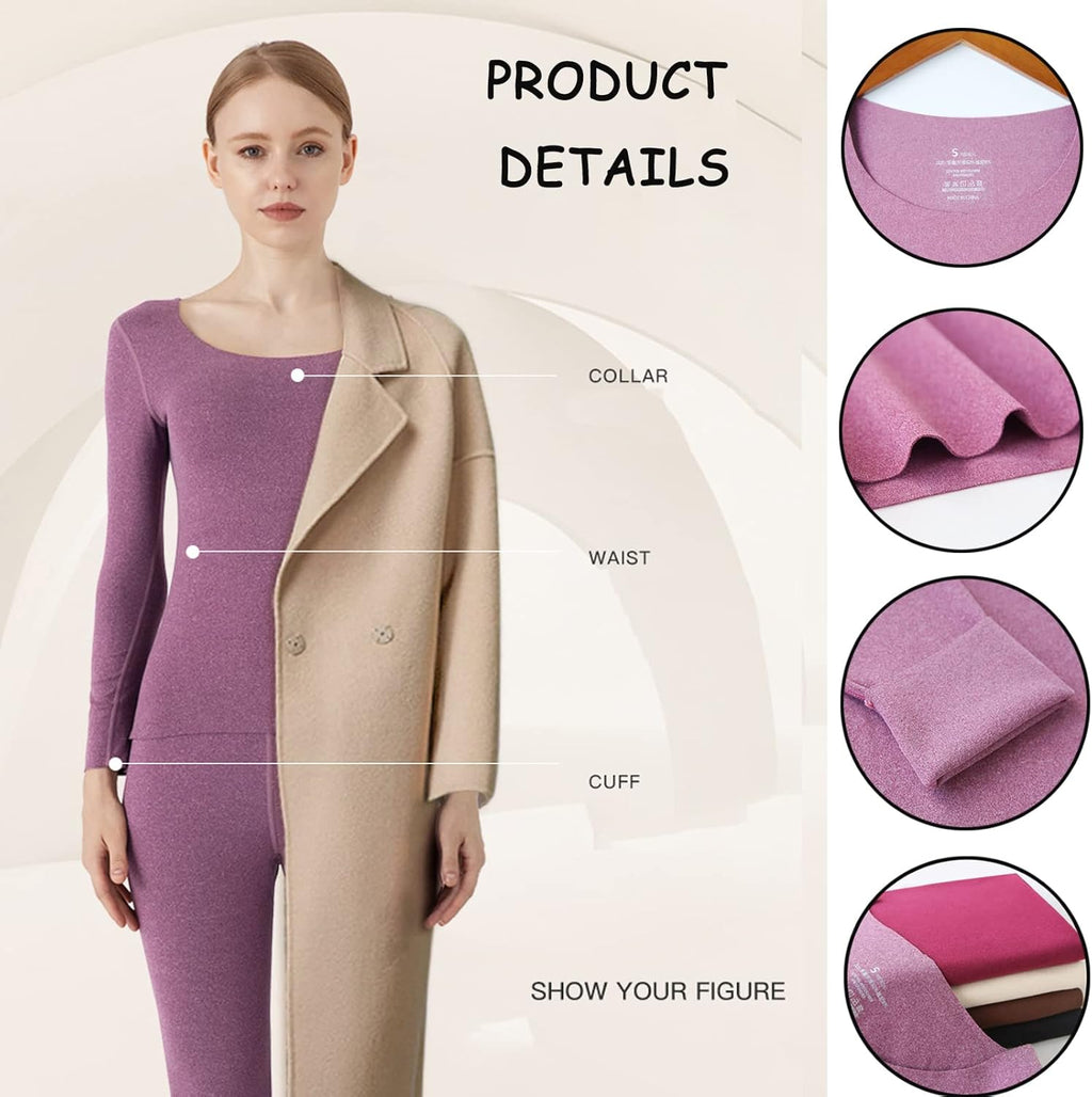Thermal Underwear Set for Men Women