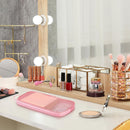 Axooms 4-Piece Mesh Makeup Bag Set, Clear Travel Cosmetic Bags with Zippers, Small Toiletry Pouches in Multiple Sizes