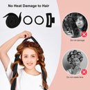 Axooms Heatless Curling Rod Headband with Hair Clips and Scrunchies