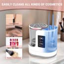 Axooms 3-in-1 Electric Makeup Brush Cleaner with Dryer and Holder, Portable Automatic USB Cleaner for All Brush Sizes, Contour, Eyeshadow and Blush Brushes