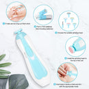 Axooms Baby Nail Trimmer with LED Light, Electric Nail Cutter for Newborns 0–6 Months, Multiple Filing Heads, Newborn Care Kit, Pack of 1