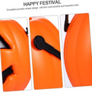 Axooms Halloween Pumpkin Buckets, Jack-O-Lantern Candy Holder with Handle, Small Pumpkin Pails for Halloween Party Gifts & Decorations, 6.6" × 5.5" (1 Piece, Orange) (Mad Orange)