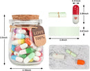 Axooms Capsule Letter Message in a Bottle - Cute Capsule Love Letter Gift for Friend/Girlfriend - Message Pills for Valentine's Day, Birthday, Mother's Day Gift (Mixed Colors 50 Pieces)
