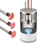 Axooms Electric Makeup Brush Cleaner, 2-in-1 Automatic Rotating Machine with Cleaning Mat