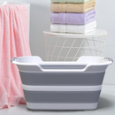 Foldable Multipurpose Collapsible Pet & Baby Bath Tub – 60 × 40 × 27.5 cm | PP+TPR, Lightweight, Space-Saving (Folds to 7 cm)