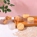 Axooms Frosted Glass Cosmetic Jars with Leak-Proof Lids, 30 ml, Multiple Pack Options