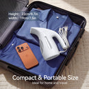 HiLIFE Steamer for Clothes, Portable Handheld Clothing Steamer, 240ml Big Capacity, 700W, Strong Power, Fabric Quick Wrinkle Remover with Brush for Home, Office(ONLY 120V) -Blue