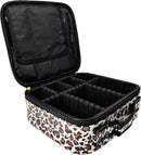 Axooms Cosmetics Storage Bag with Adjustable Compartments, Black, 25 × 22 × 9 cm