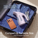 HiLIFE Steamer for Clothes, Portable Handheld Clothing Steamer, 240ml Big Capacity, 700W, Strong Power, Fabric Quick Wrinkle Remover with Brush for Home, Office(ONLY 120V) -Blue