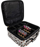 Axooms Cosmetics Storage Bag with Adjustable Compartments, Black, 25 × 22 × 9 cm