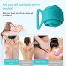 Axooms Dual-Sided Silicone Body and Back Scrubber with Shampoo Dispenser, Deep Massage and Gentle Exfoliating Strap, Multicolor
