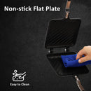 Axooms Sandwich Maker, Grilled Sandwich & Panini Maker with Non-Stick Plates, Stovetop Toasted Sandwich Maker Flippable Aluminum Pan for Home Kitchen, 5.9 Inch Length × 14.2 Inch Height
