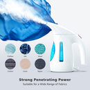 HiLIFE Steamer for Clothes, Portable Handheld Clothing Steamer, 240ml Big Capacity, 700W, Strong Power, Fabric Quick Wrinkle Remover with Brush for Home, Office(ONLY 120V) -Blue