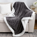 Axooms Fluffy Sherpa Blanket, Warm 200 x 230 cm, Thick Oversized XXL Throw Blanket, Soft Large Fleece Blanket for Sofa, Bed and Couch, Winter Blanket