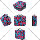 Axooms Cosmetics Storage Bag with Adjustable Compartments, Black, 25 × 22 × 9 cm