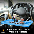 Axooms 2-in-1 Car Steering Wheel Desk | Laptop Tray with Pen Holder | Car Food Tray with Cup Holder | Multi-Purpose Travel Car Accessory