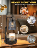 GODONLIF Candle Warmer Lamp with Timer, Birthday Gifts for Women Home Decor | 24h Cycle Timer Dimmable Wax Melt Warmer with 2 Bulbs, Fall Decor for Home Living Room Halloween Decorations Gifts for Mom