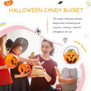 Axooms Halloween Pumpkin Bucket for Trick or Treat Candy Collection, Jack-O-Lantern Pumpkin Candy Bucket with Handle, Small Pumpkin Candy Holder for Halloween Decorations - Set of 2