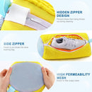 Axooms Shoe Washing Bag with Invisible Side Zipper for Washer and Dryer, Shoe Laundry Bags for Sneakers, Reusable Shoe Cleaning Bag for All Shoe Sizes (1-Pack)