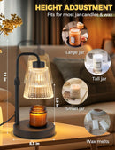 GODONLIF Candle Warmer Lamp with Timer, Birthday Gifts for Women Home Decor | 24h Cycle Timer Dimmable Wax Melt Warmer with 2 Bulbs, Fall Decor for Home Living Room Halloween Decorations Gifts for Mom