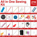 Sewing Kit - Small Travel Bag with Tools & Accessories for Beginners, Emergency Needs
