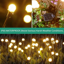 Axooms Solar Outdoor Lights Waterproof - 8 Packs 64 LED Solar Garden Lights, Patio Decor, Yard Decor, Unique Gifts for Women, Grandma Gifts