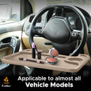 Axooms 2-in-1 Car Steering Wheel Desk | Laptop Tray with Pen Holder | Car Food Tray with Cup Holder | Multi-Purpose Travel Car Accessory