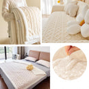 Axooms Fluffy Sherpa Blanket, Warm 200 x 230 cm, Thick Oversized XXL Throw Blanket, Soft Large Fleece Blanket for Sofa, Bed and Couch, Winter Blanket